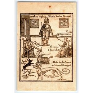 Matthew Hopkins Witch Finder General 4x6 Historical Print